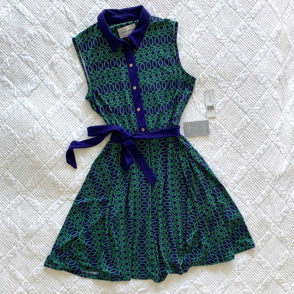 Donna Morgan Sleeveless A-Line Dress